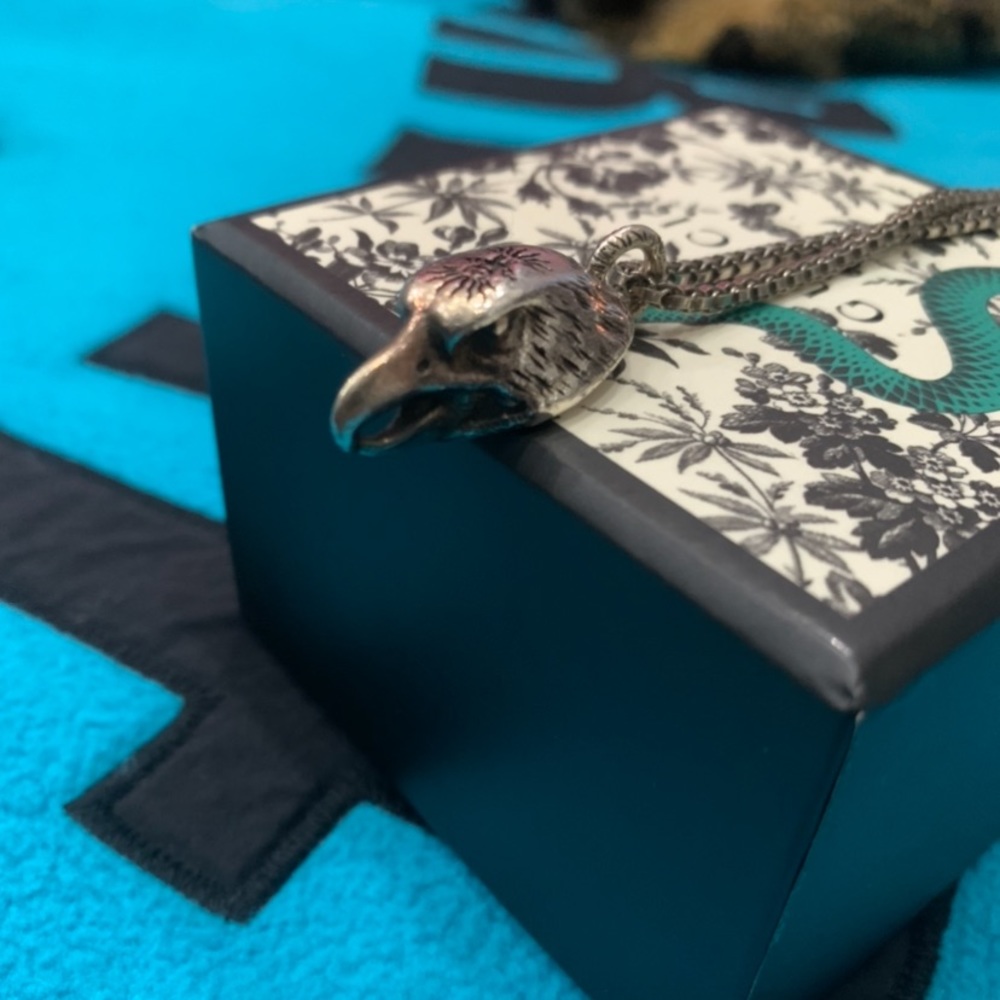 Gucci anger forest eagle chain